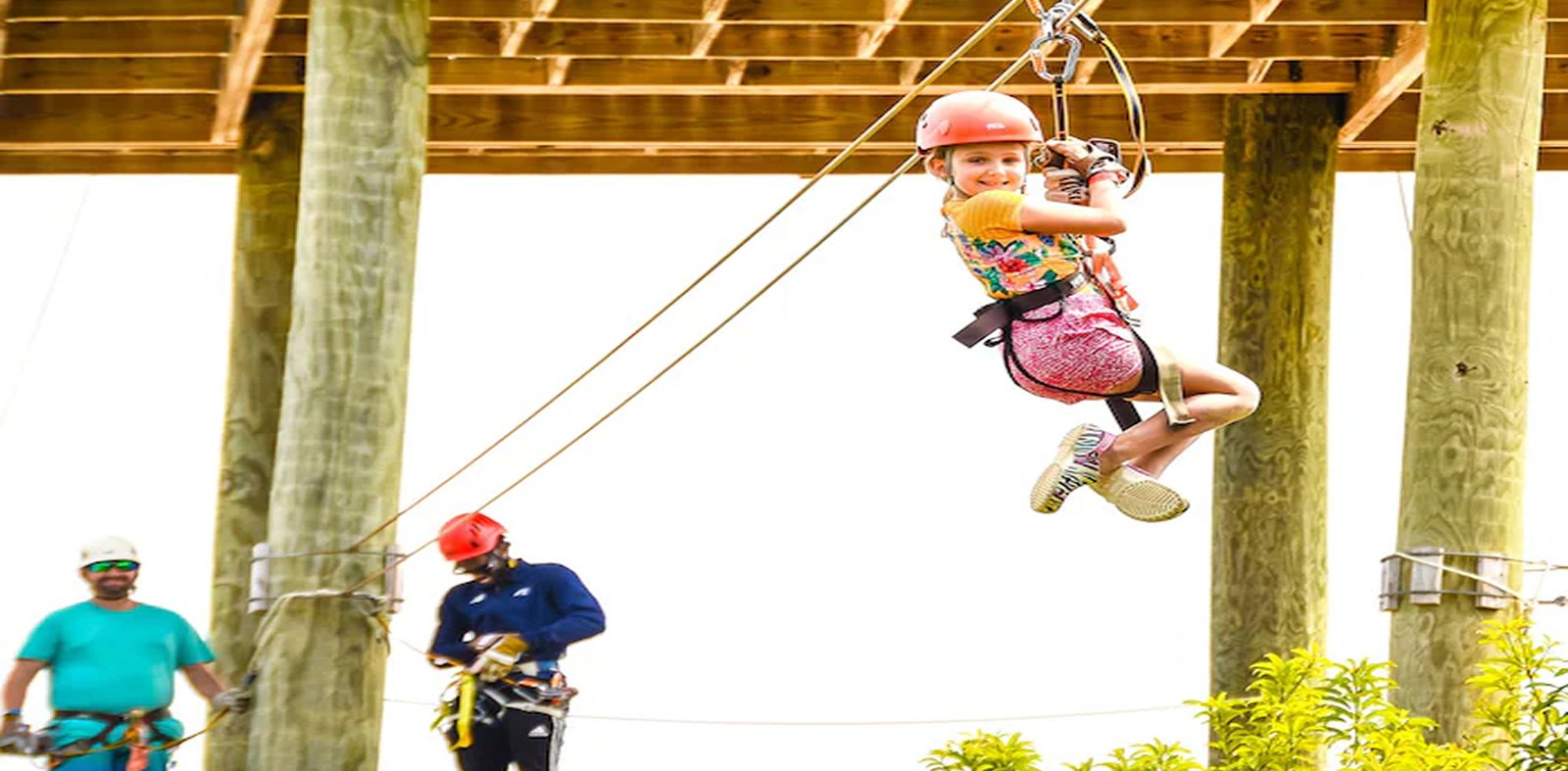 Zipline Adventure – Upper Level (50 Feet)