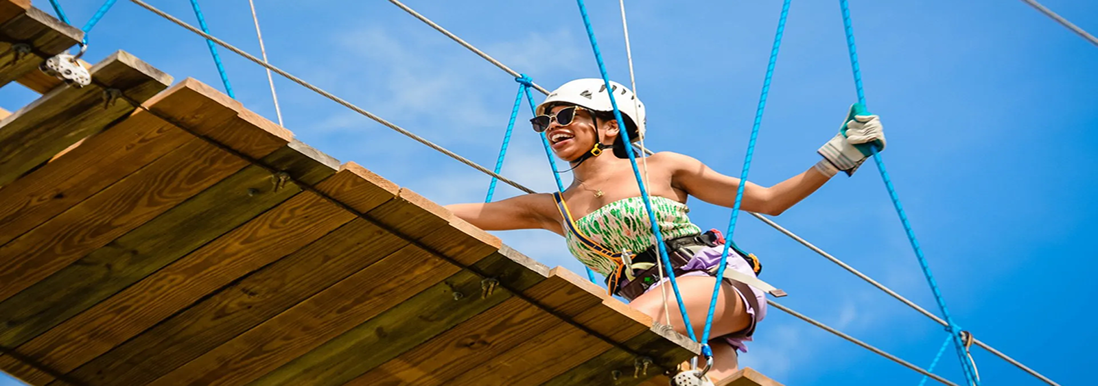 Zipline Adventure – Upper Level (50 Feet)
